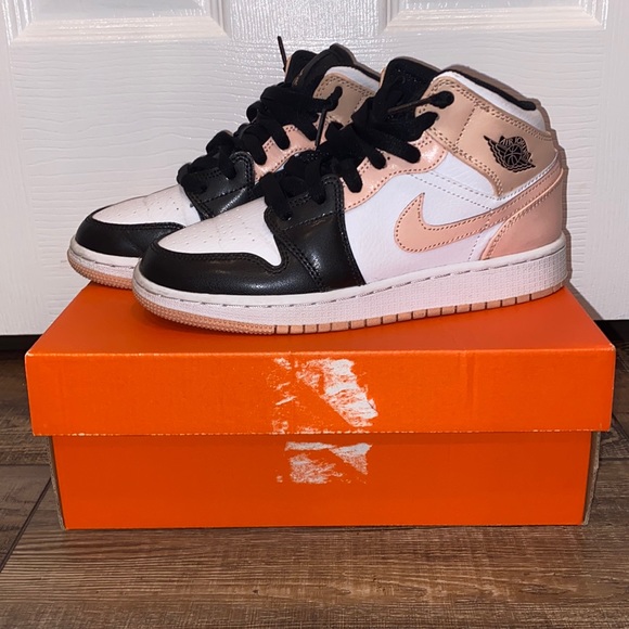 jordan one mid crimson tint